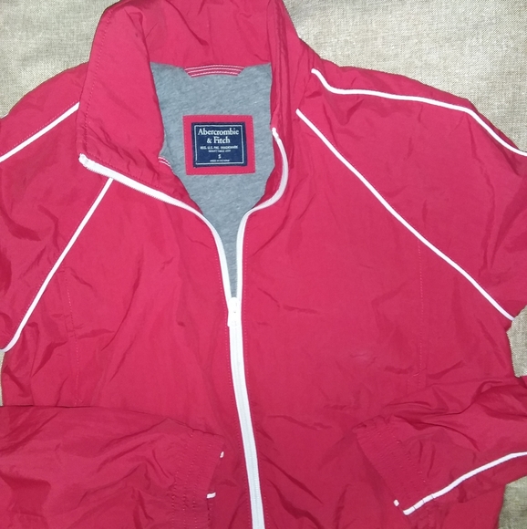 Abercrombie & Fitch Jackets & Coats Abercrombie And Fitch Red